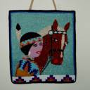 Indian Maiden and Horse Bag